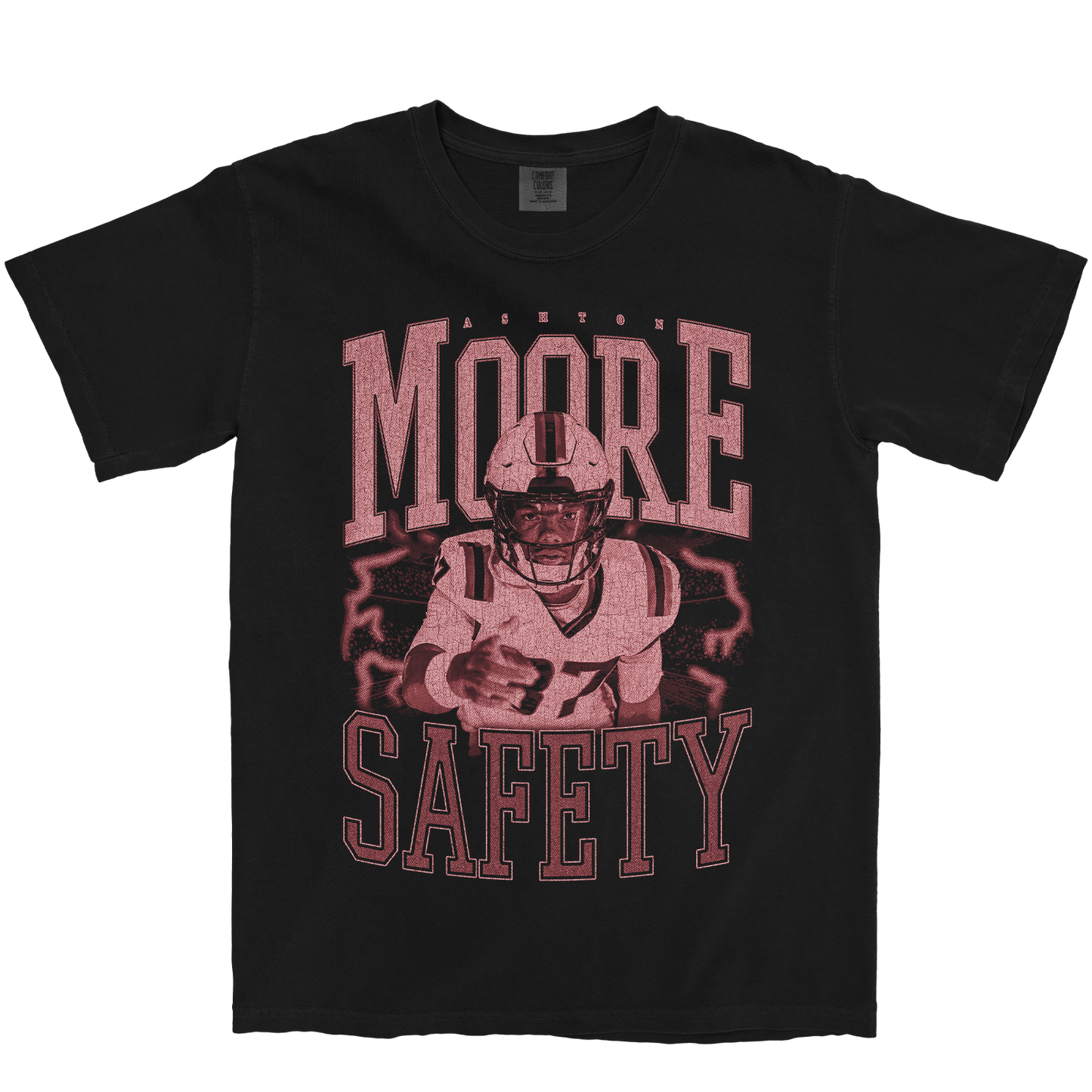 ASHTON MOORE VINTAGE BLACK TEE