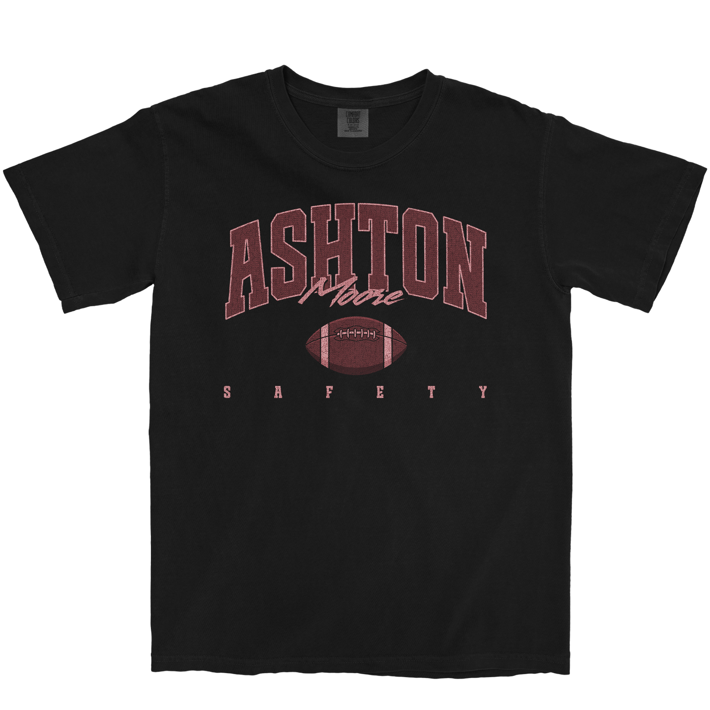 ASHTON MOORE RETRO BLACK TEE
