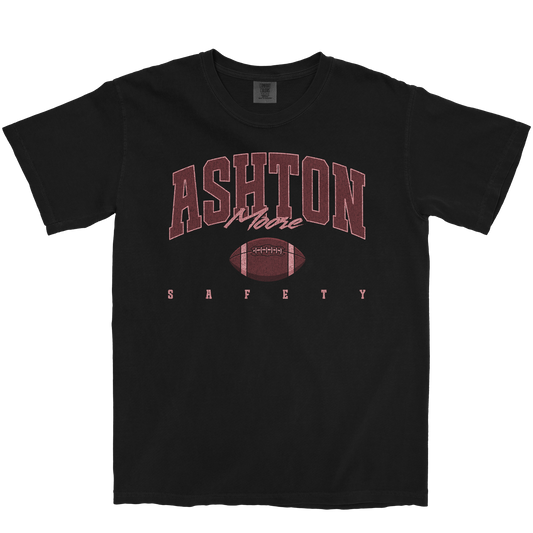 ASHTON MOORE RETRO BLACK TEE