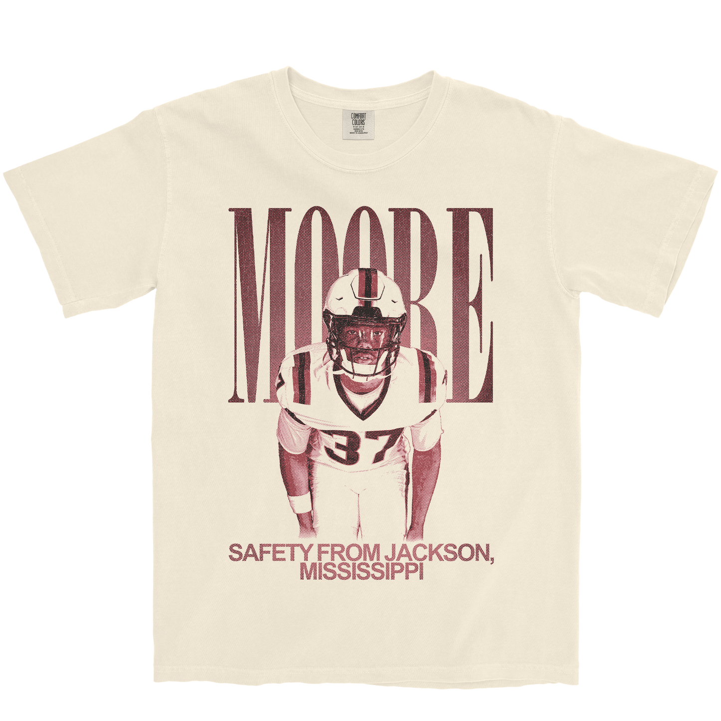 ASHTON MOORE VINTAGE IVORY TEE