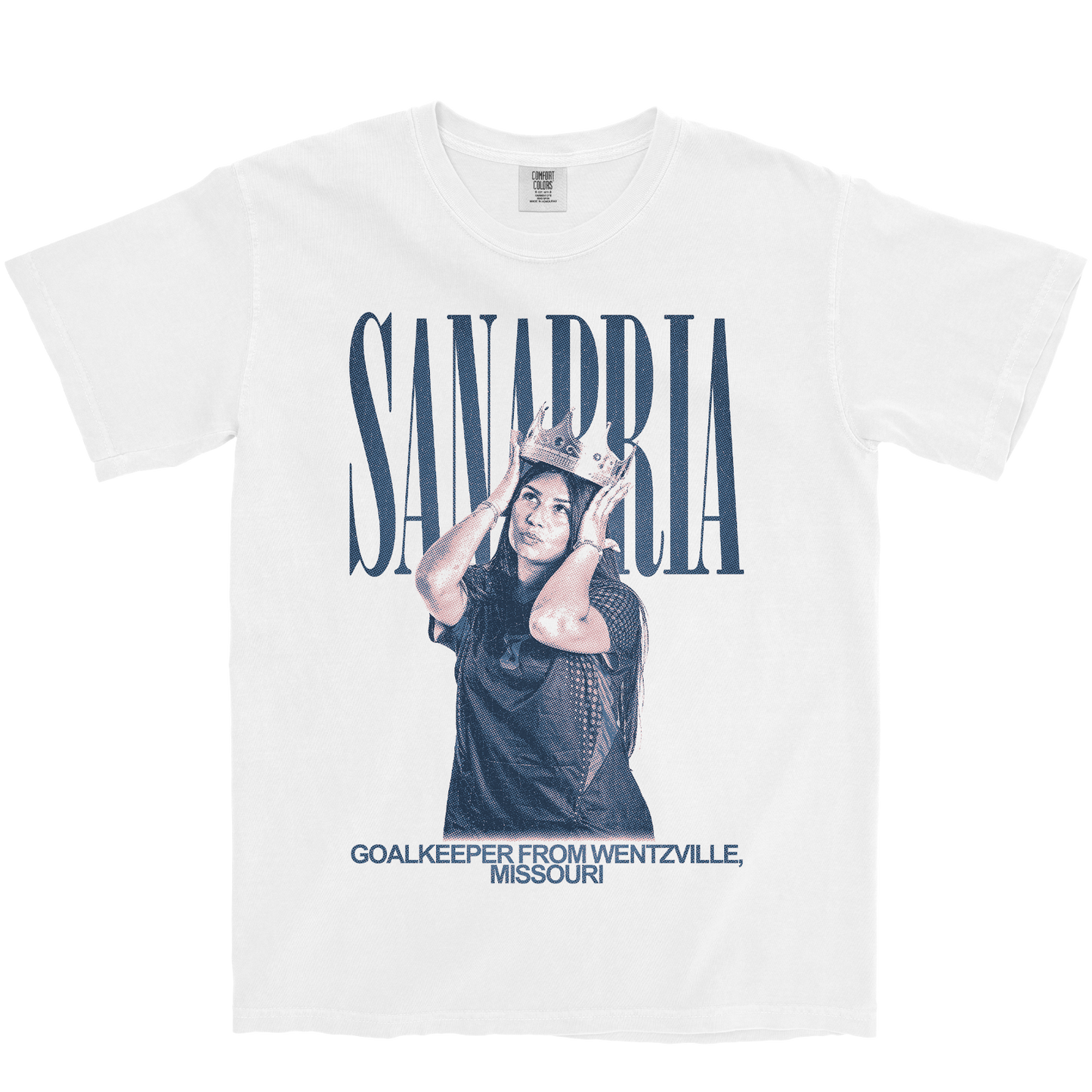EMILY SANABRIA VINTAGE WHITE TEE