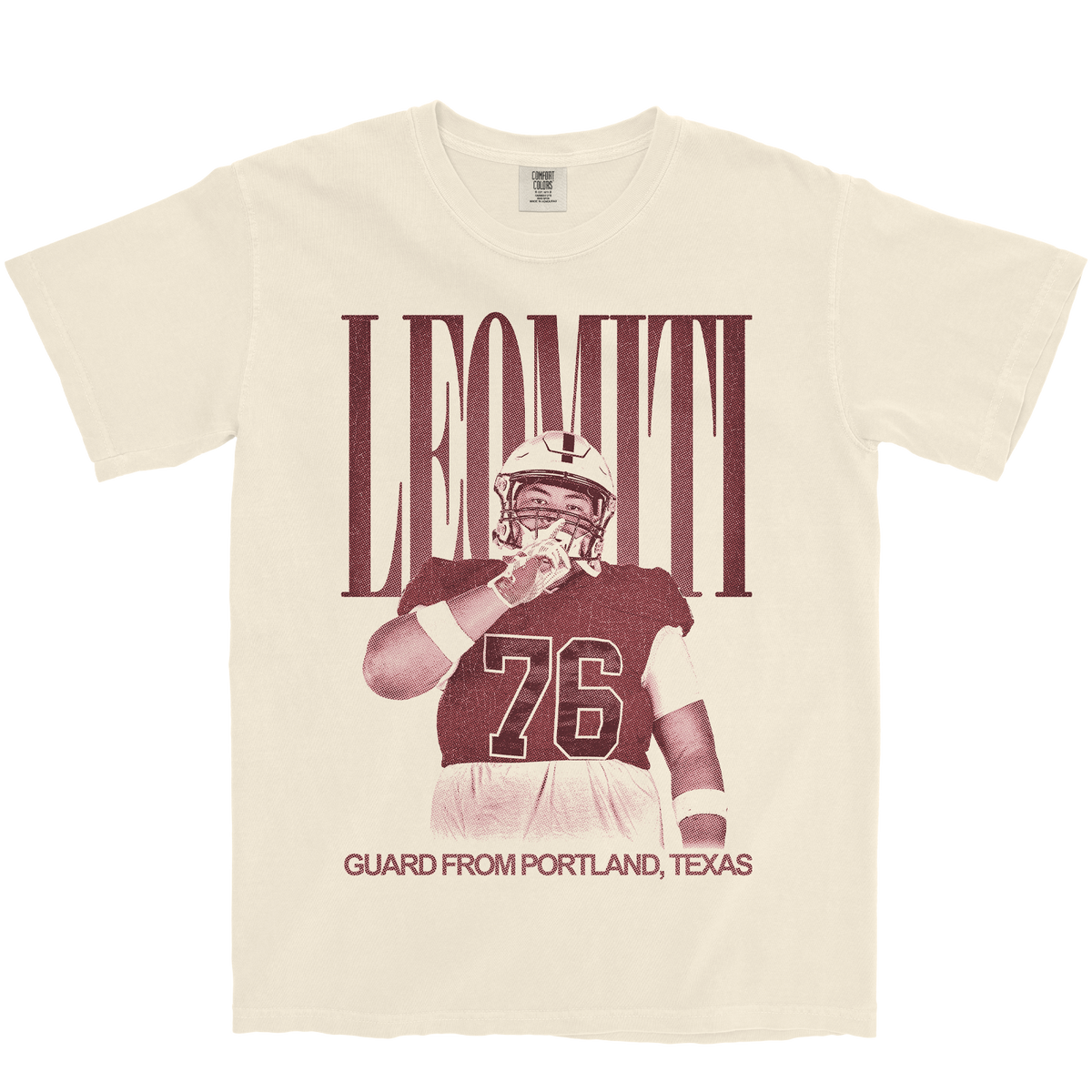 KALI'I LEOMITI VINTAGE IVORY TEE