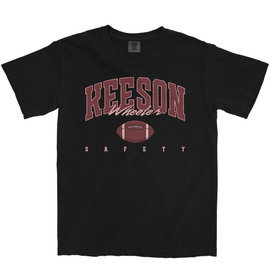 KEESON WHEELER RETRO BLACK TEE