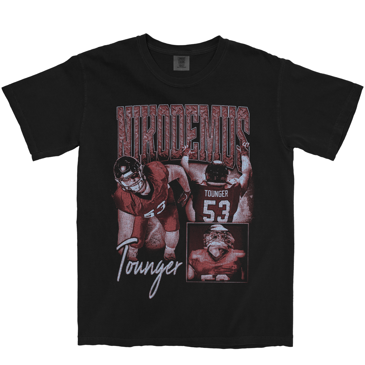 NIKODEMUS TOUNGER GRAPHIC BLACK TEE