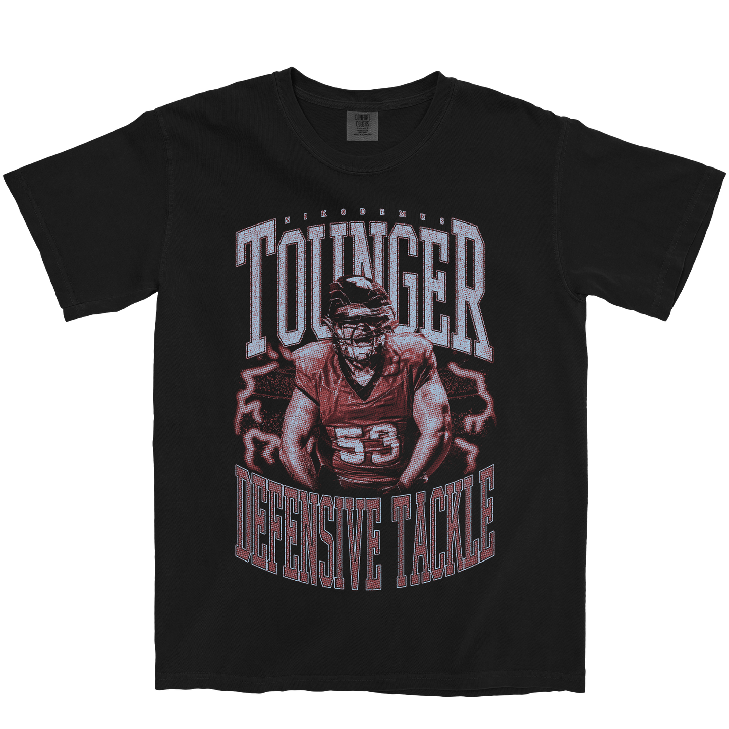 NIKODEMUS TOUNGER VINTAGE BLACK TEE