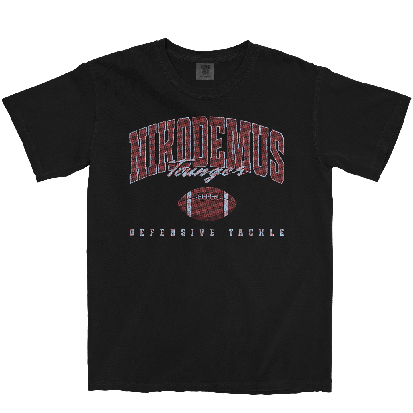 NIKODEMUS TOUNGER RETRO BLACK TEE