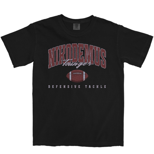 NIKODEMUS TOUNGER RETRO BLACK TEE