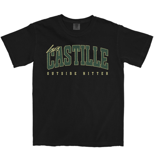 ISIS CASTILLE RETRO BLACK TEE