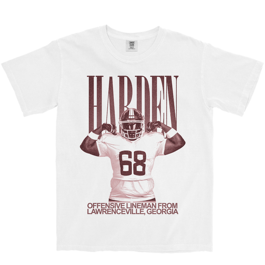 DEREK HARDEN VINTAGE WHITE TEE