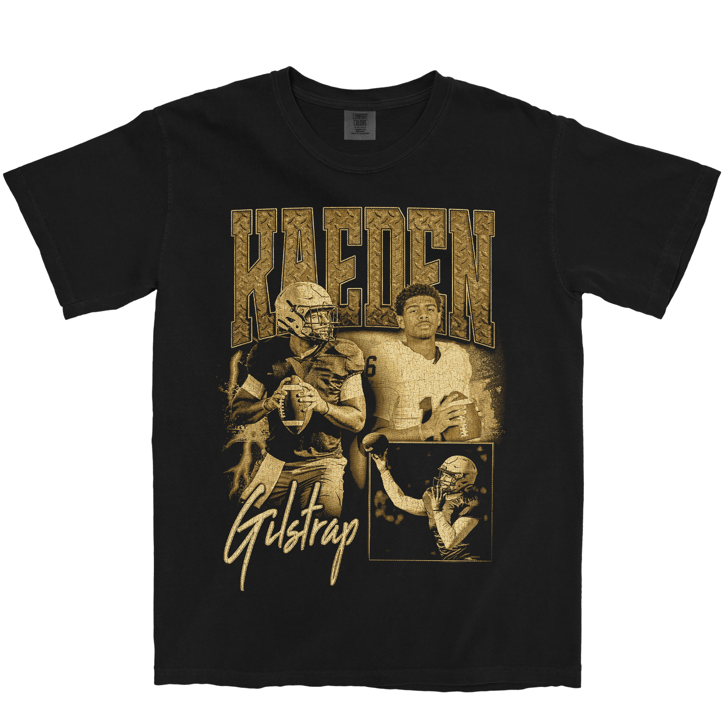 KAEDEN GILSTRAP GRAPHIC BLACK TEE