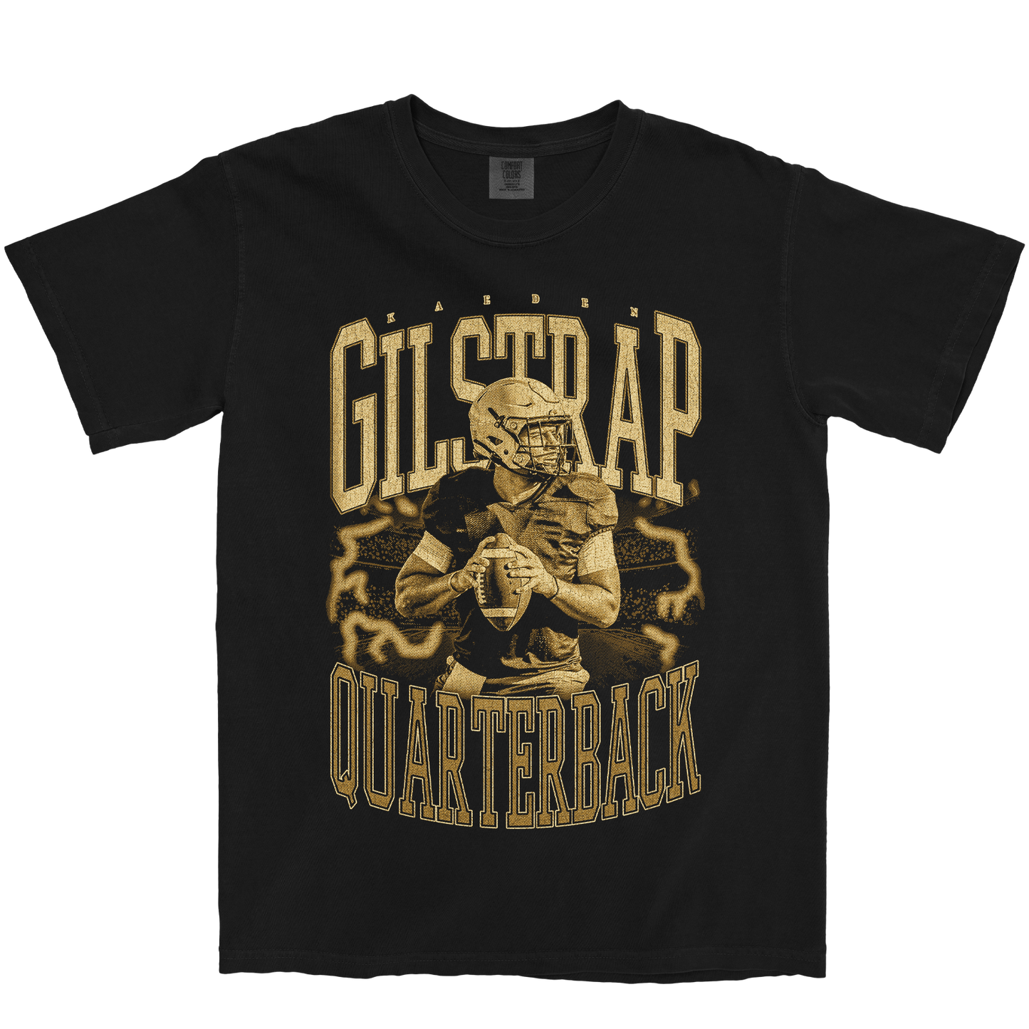 KAEDEN GILSTRAP VINTAGE BLACK TEE