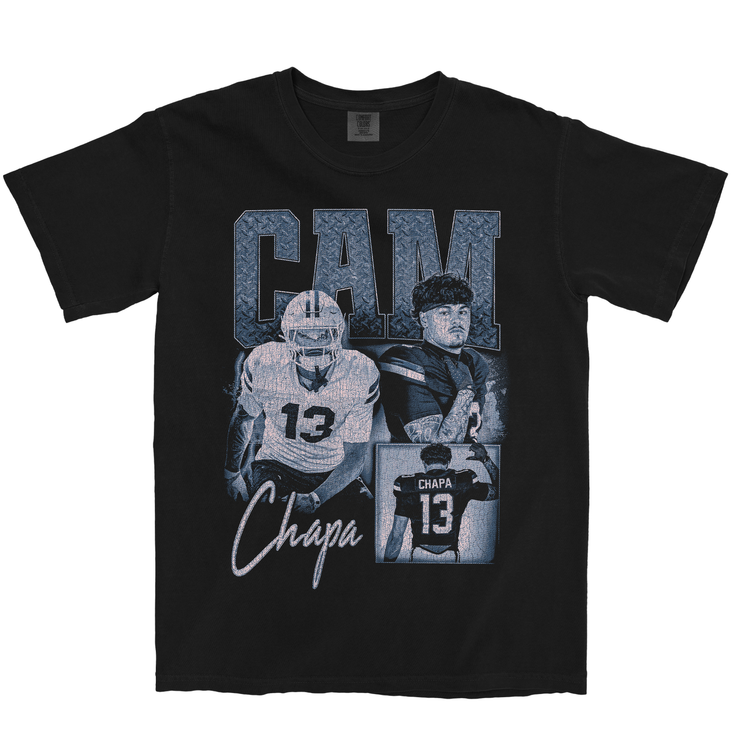 CAM CHAPA GRAPHIC BLACK TEE