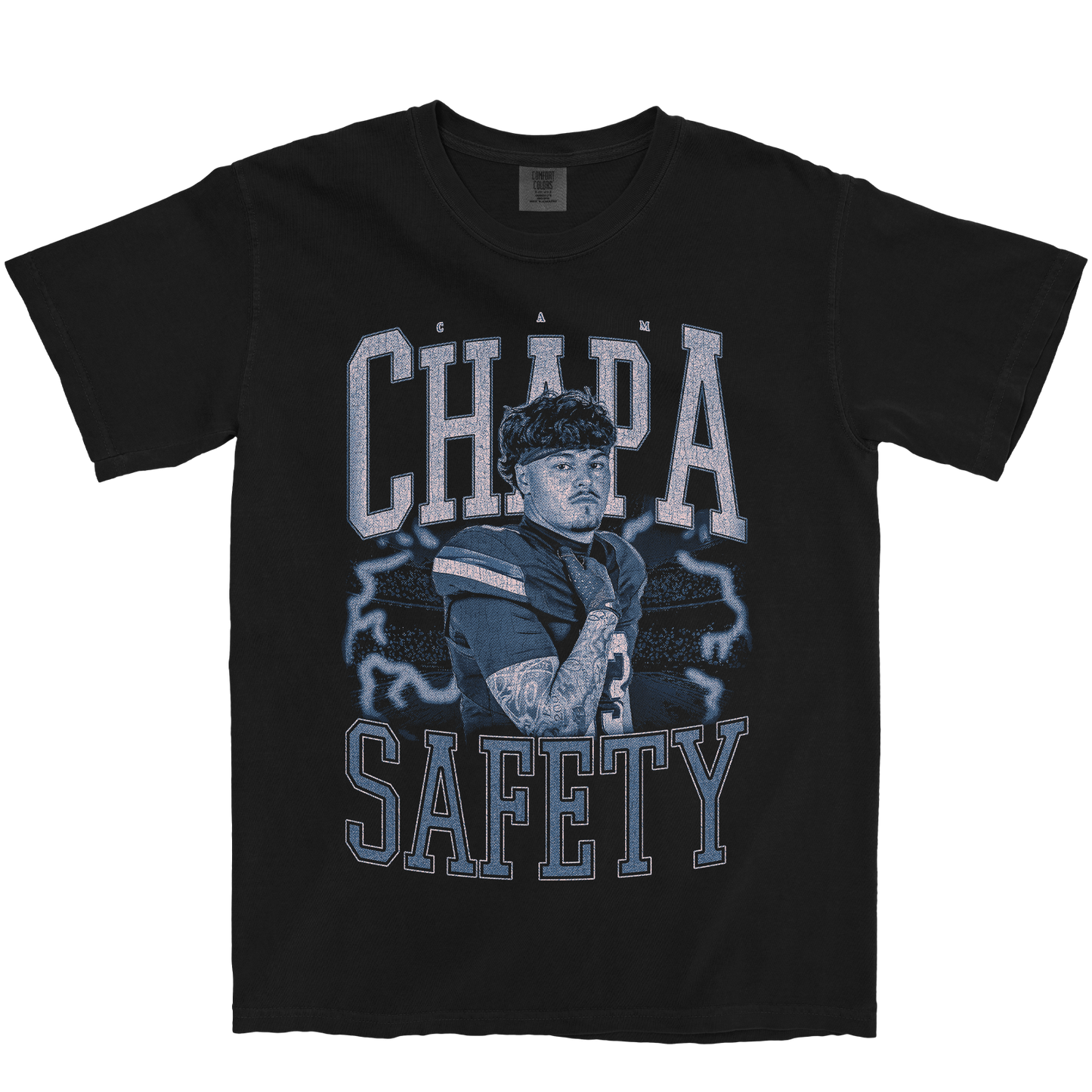 CAM CHAPA VINTAGE BLACK TEE