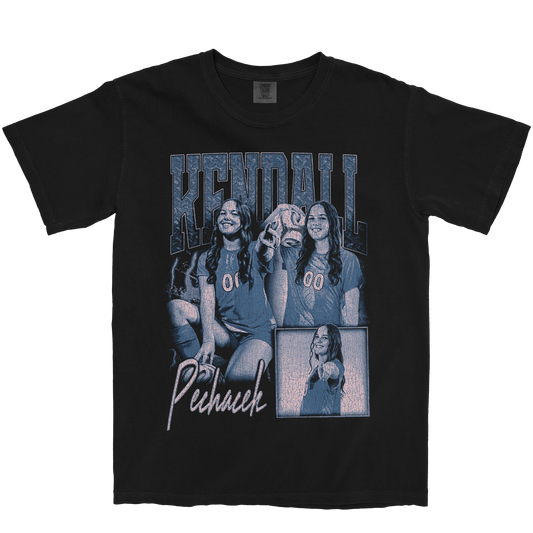 KENDALL PECHACEK GRAPHIC BLACK TEE
