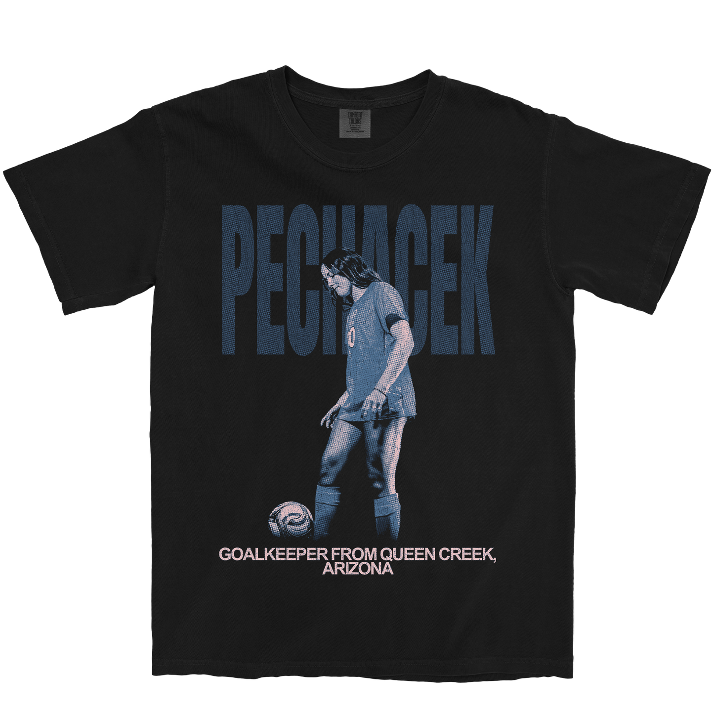 KENDALL PECHACEK VINTAGE BLACK TEE