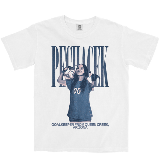 KENDALL PECHACEK VINTAGE WHITE TEE