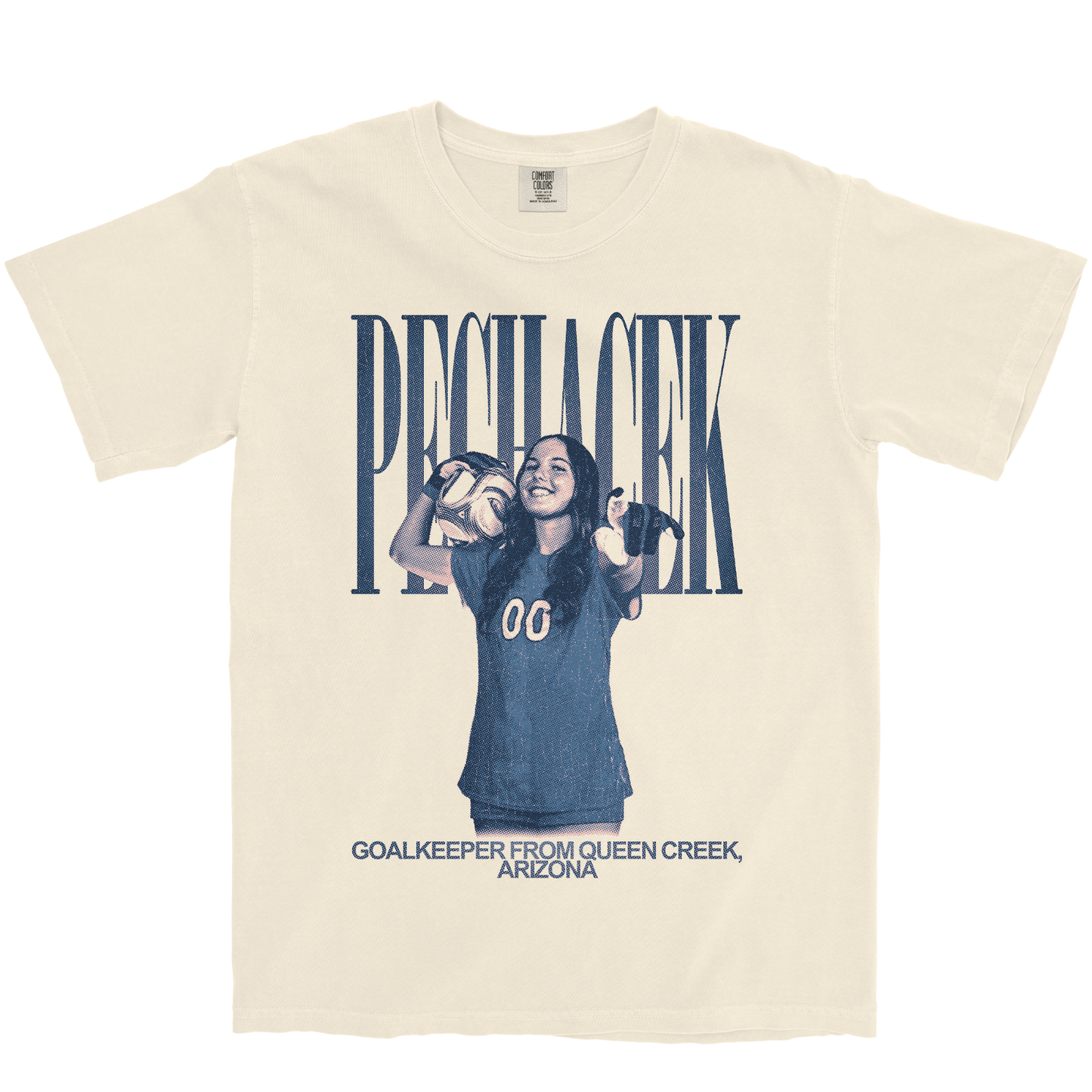 KENDALL PECHACEK VINTAGE IVORY TEE