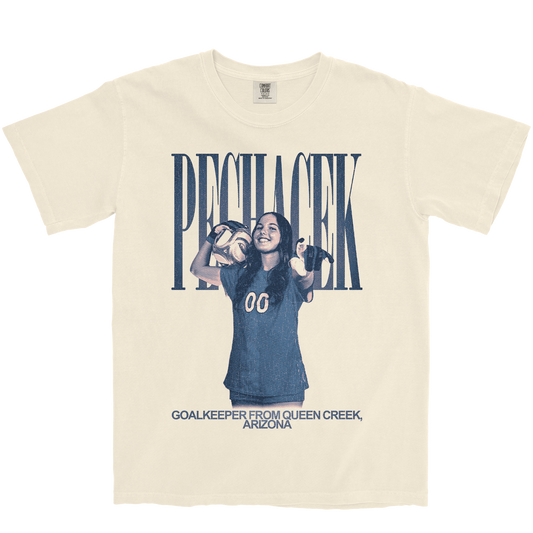 KENDALL PECHACEK VINTAGE IVORY TEE