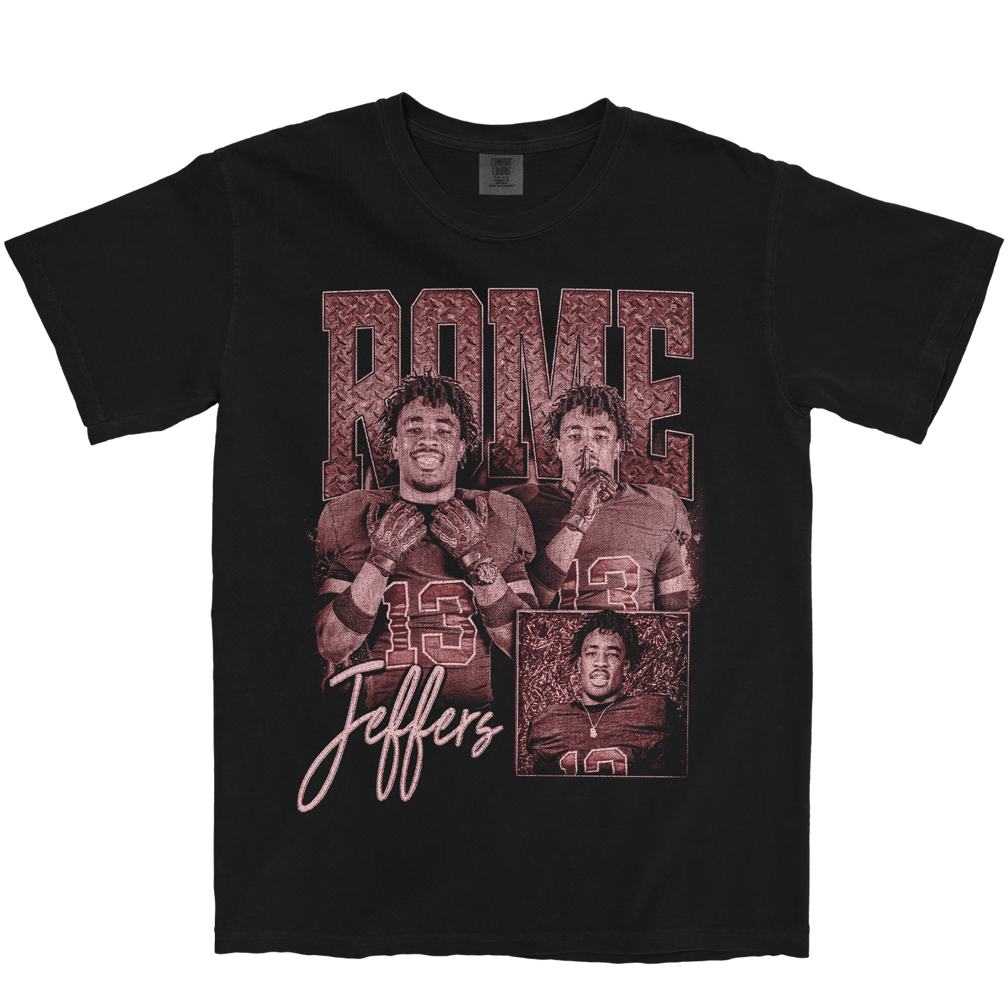 ROME JEFFERS GRAPHIC BLACK TEE