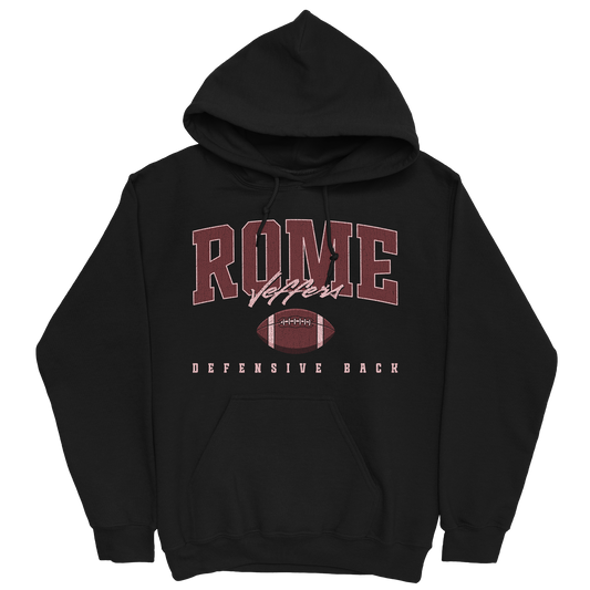 ROME JEFFERS RETRO BLACK HOODIE