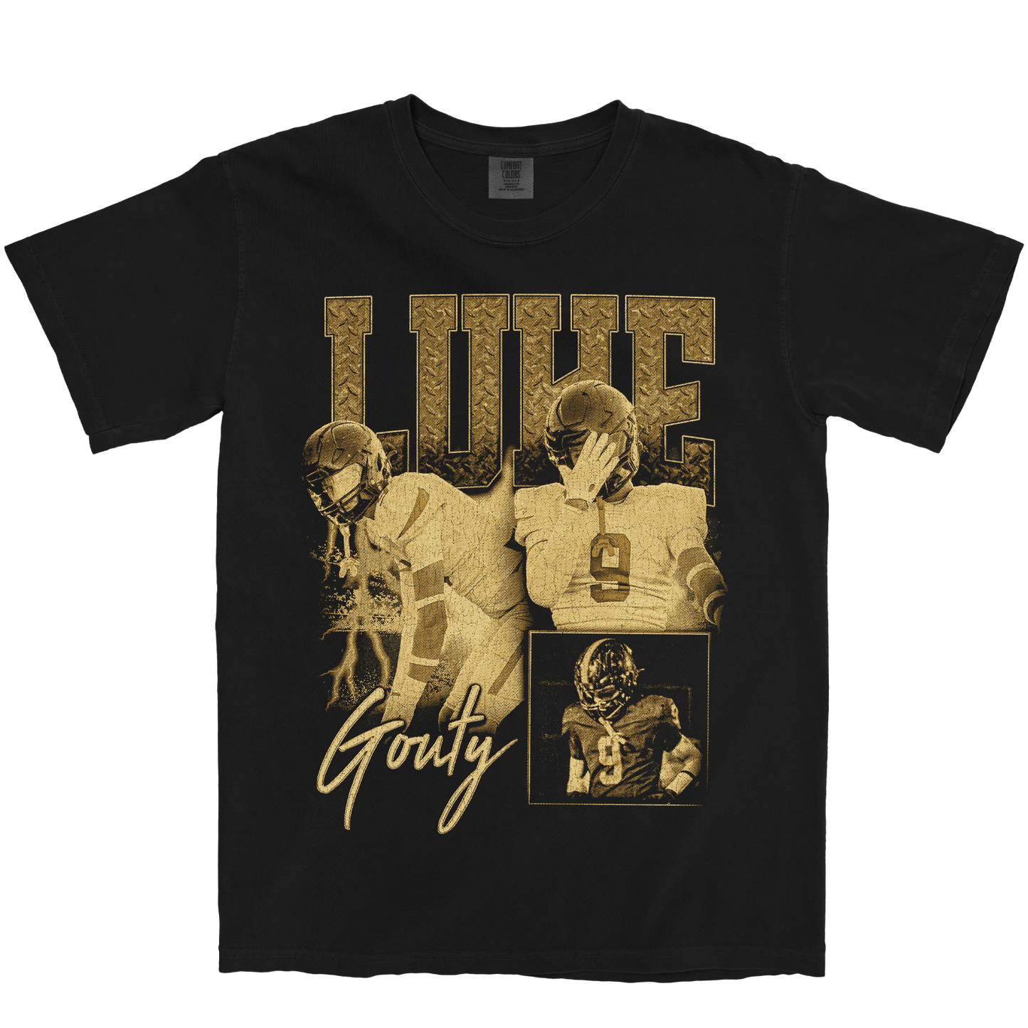 LUKE GOUTY GRAPHIC BLACK TEE