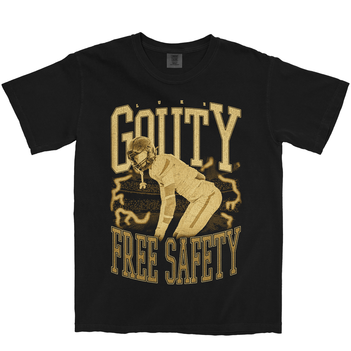 LUKE GOUTY VINTAGE BLACK TEE
