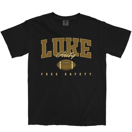 LUKE GOUTY RETRO BLACK TEE