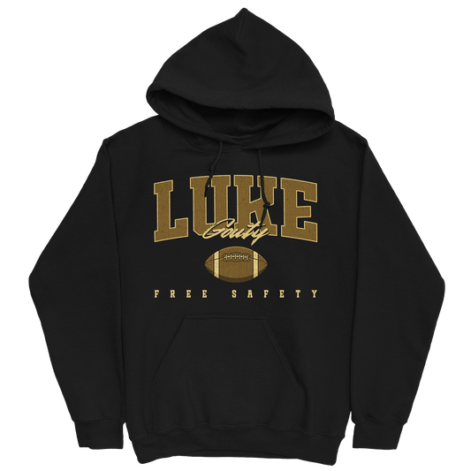 LUKE GOUTY RETRO BLACK HOODIE