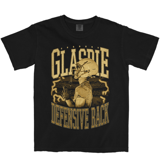 CORDNEY GLASPIE VINTAGE BLACK TEE