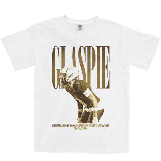 CORDNEY GLASPIE VINTAGE WHITE TEE