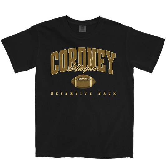 CORDNEY GLASPIE RETRO BLACK TEE
