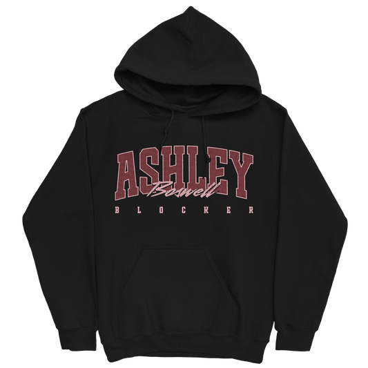 ASHLEY BOSWELL RETRO BLACK HOODIE
