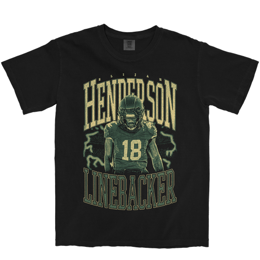 ELIJAH HENDERSON VINTAGE BLACK TEE