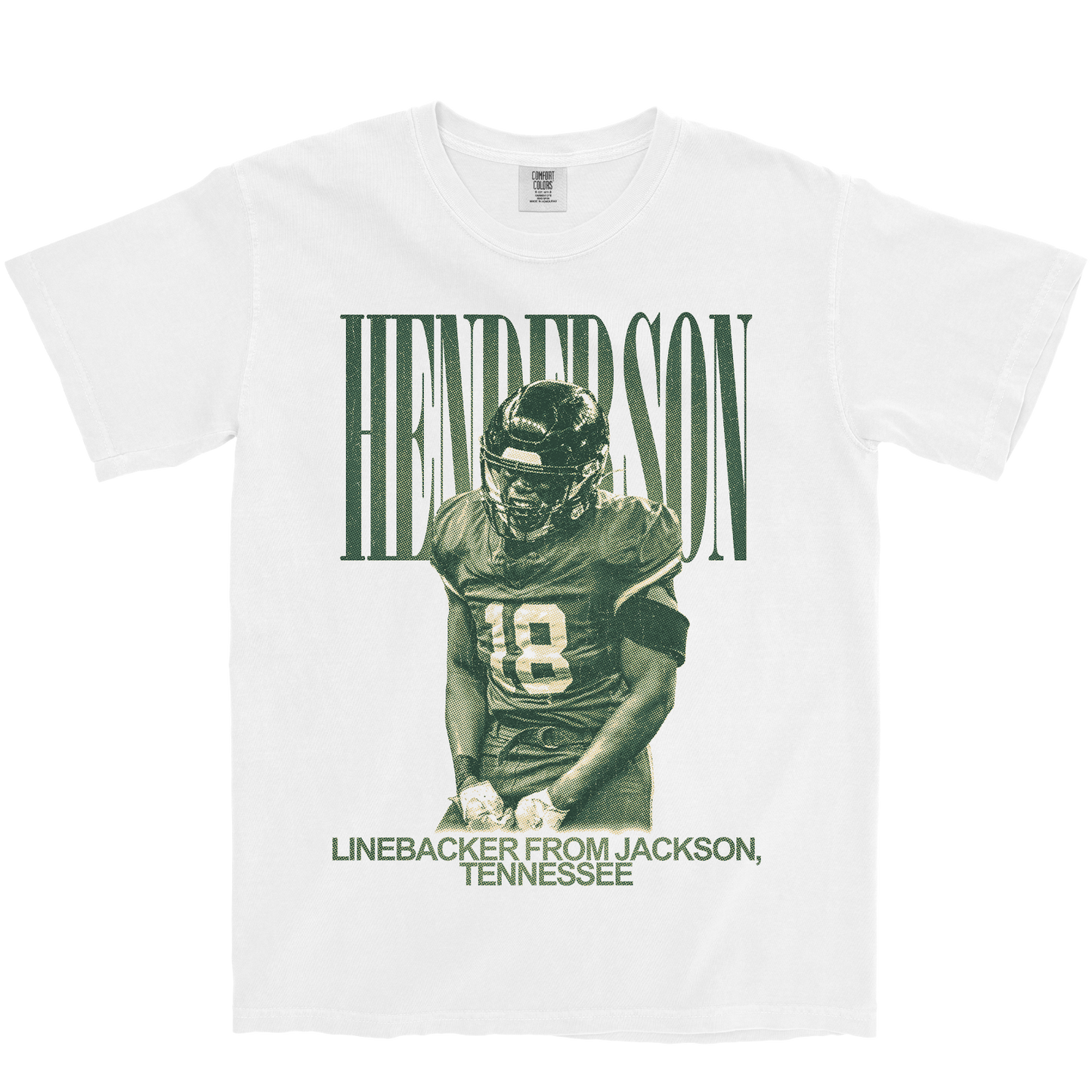 ELIJAH HENDERSON VINTAGE WHITE TEE