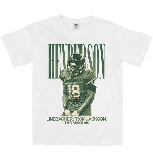 ELIJAH HENDERSON VINTAGE WHITE TEE