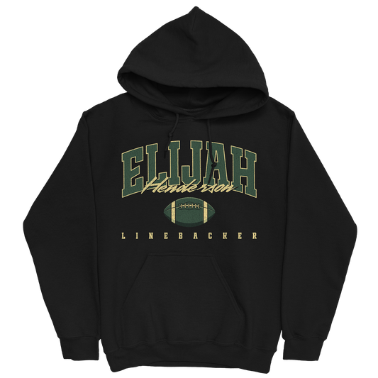 ELIJAH HENDERSON RETRO BLACK HOODIE