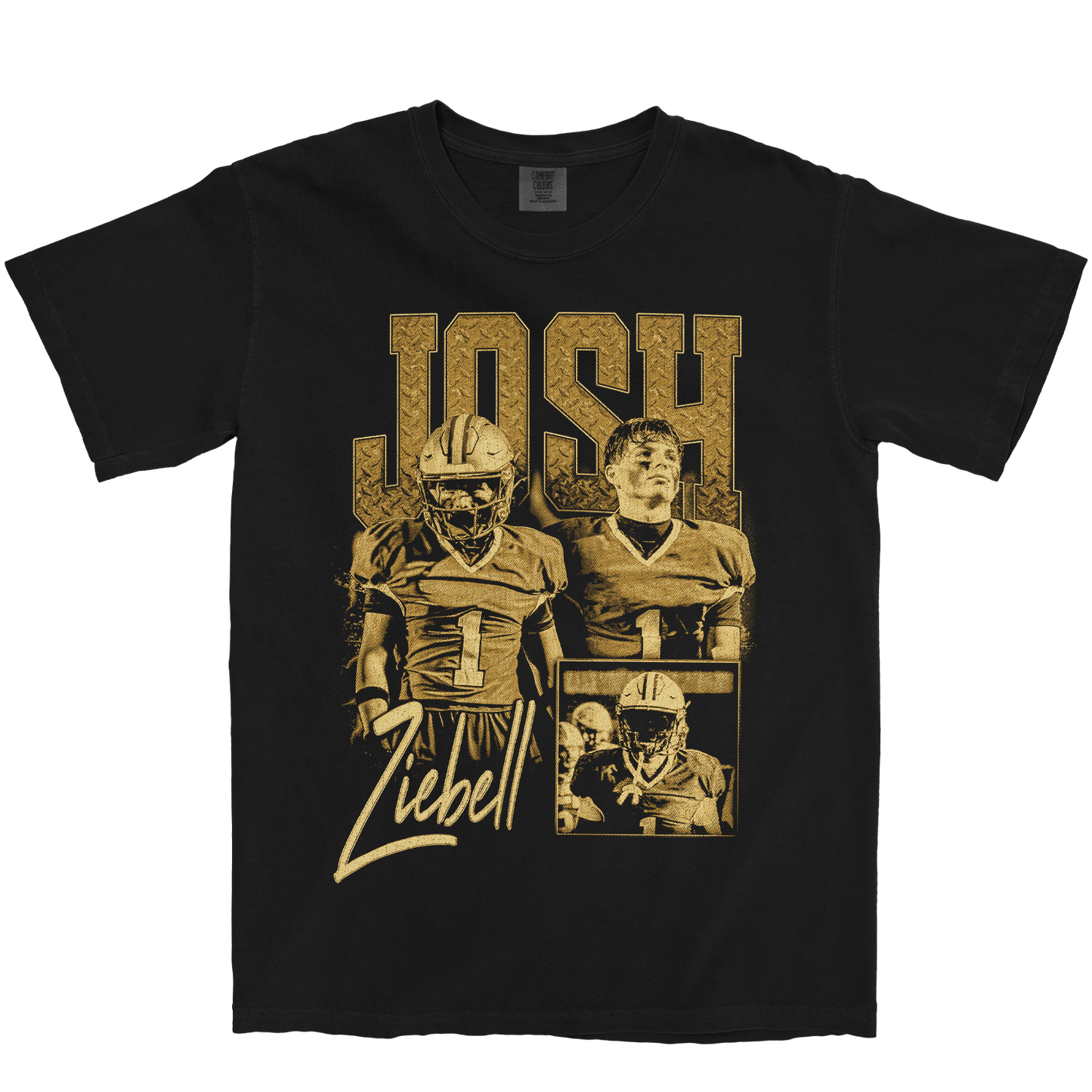 JOSH ZIEBELL GRAPHIC BLACK TEE