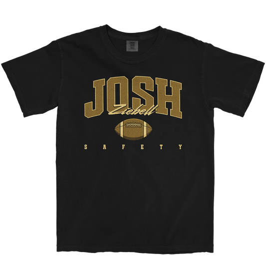 JOSH ZIEBELL RETRO BLACK TEE