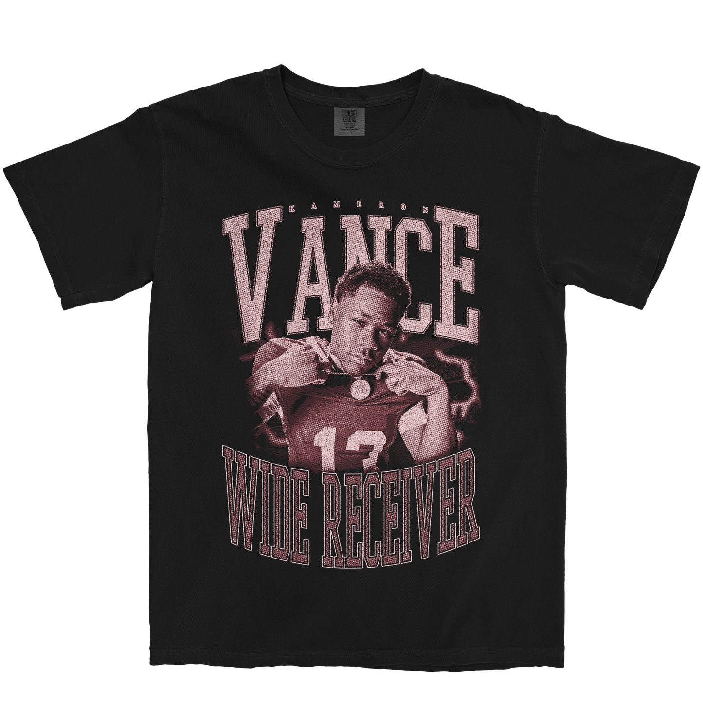 KAMERON VANCE VINTAGE BLACK TEE