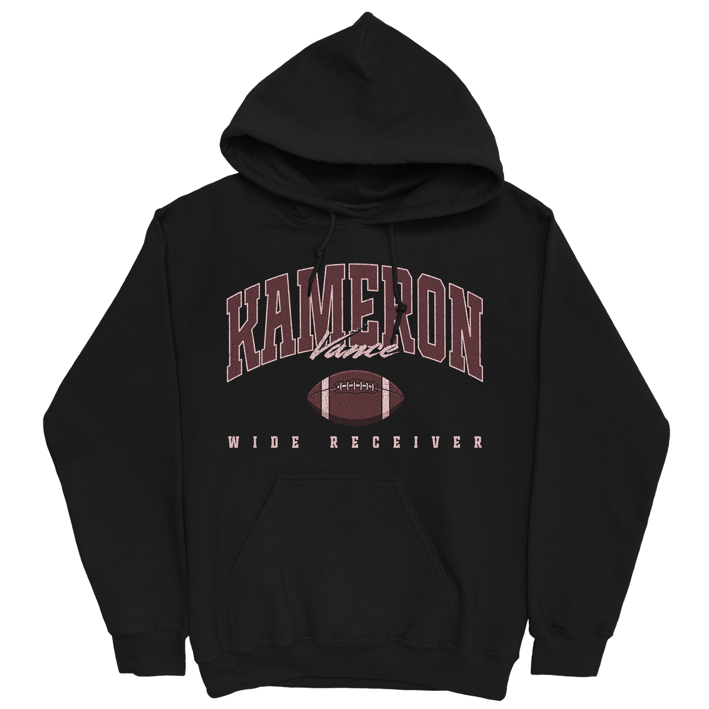 KAMERON VANCE RETRO BLACK HOODIE
