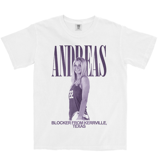 REELYN ANDREAS VINTAGE WHITE TEE