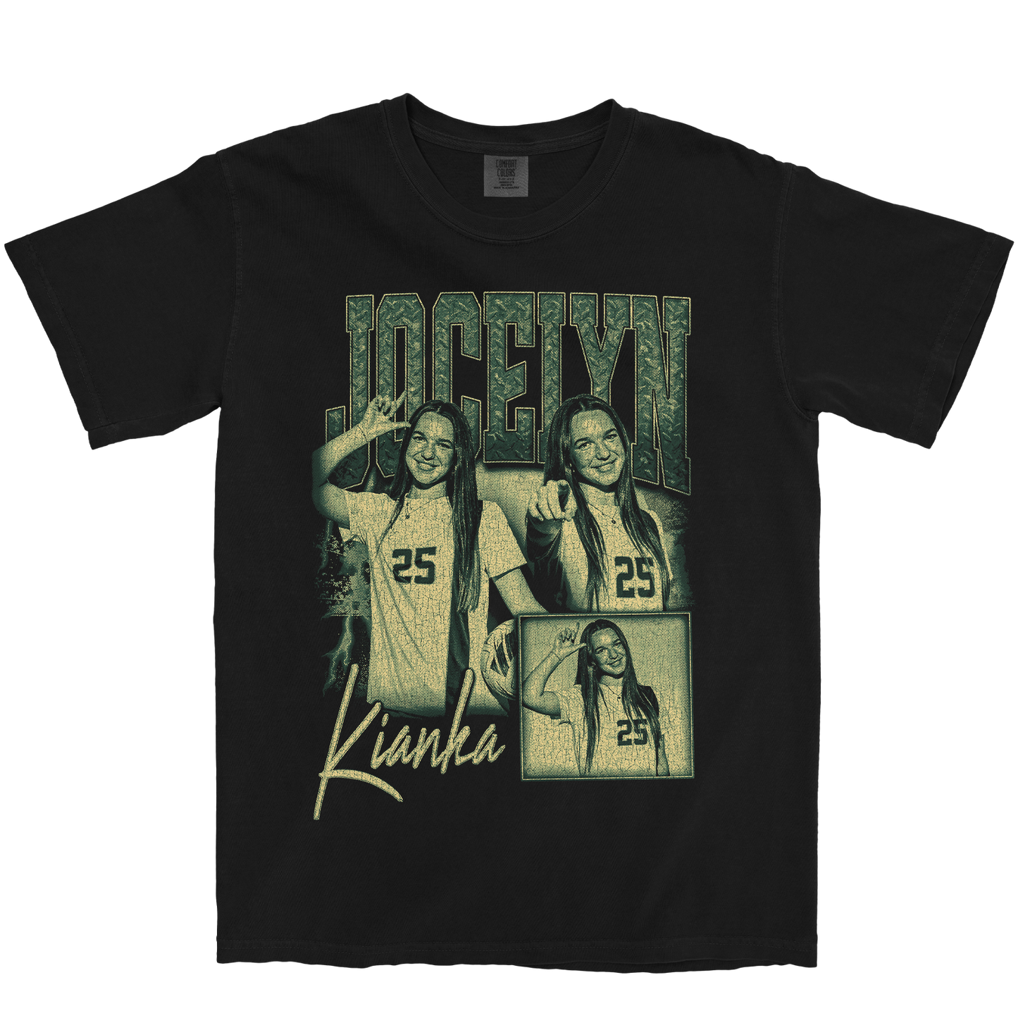 JOCELYN KIANKA GRAPHIC BLACK TEE