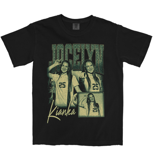 JOCELYN KIANKA GRAPHIC BLACK TEE