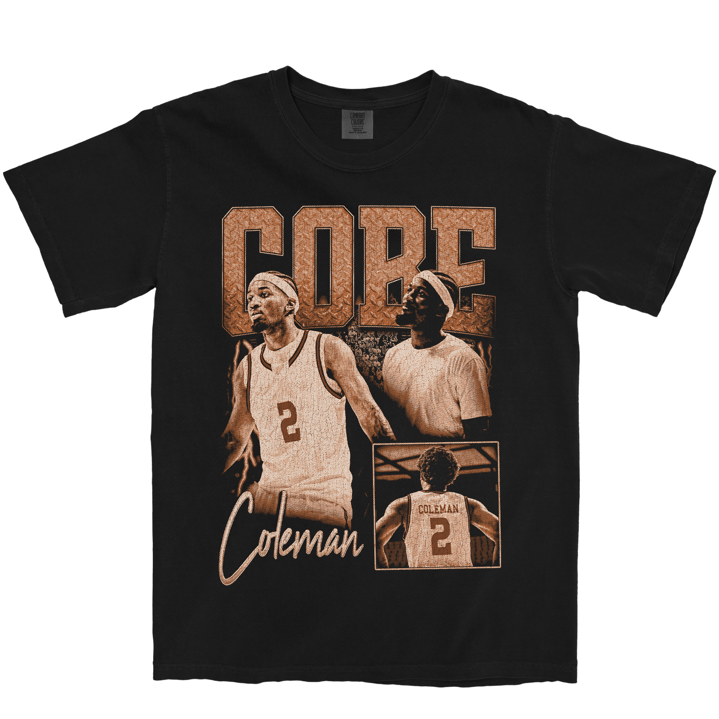 COBE COLEMAN GRAPHIC BLACK TEE