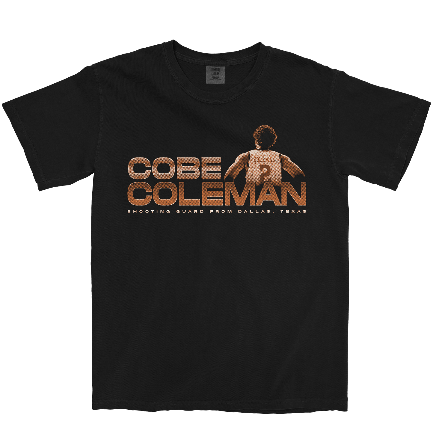 COBE COLEMAN RETRO BLACK TEE