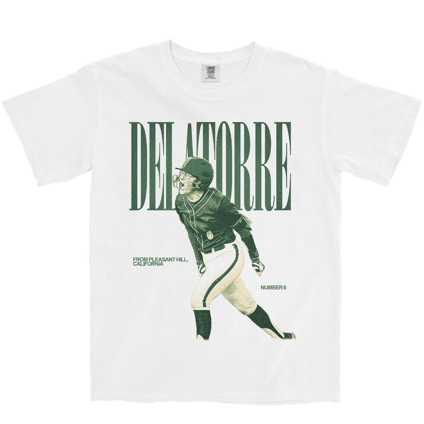 JESSICA DELATORRE VINTAGE WHITE TEE