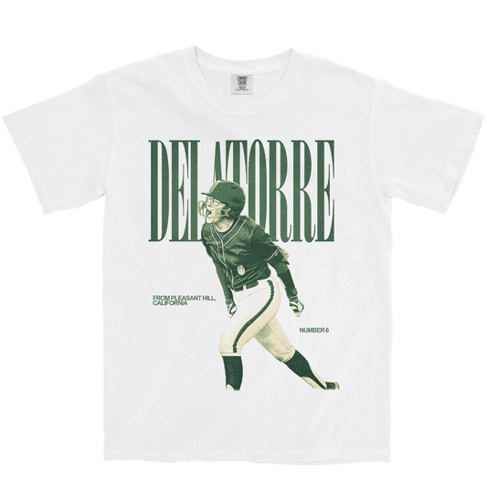 JESSICA DELATORRE VINTAGE WHITE TEE