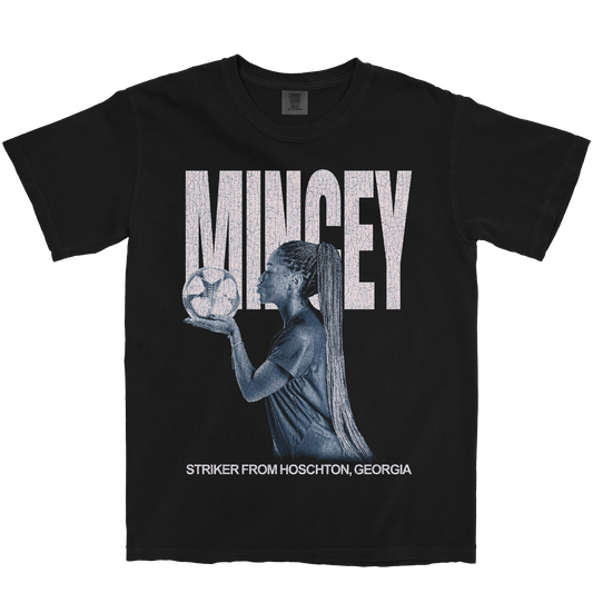 ANIYA MINCEY VINTAGE BLACK TEE