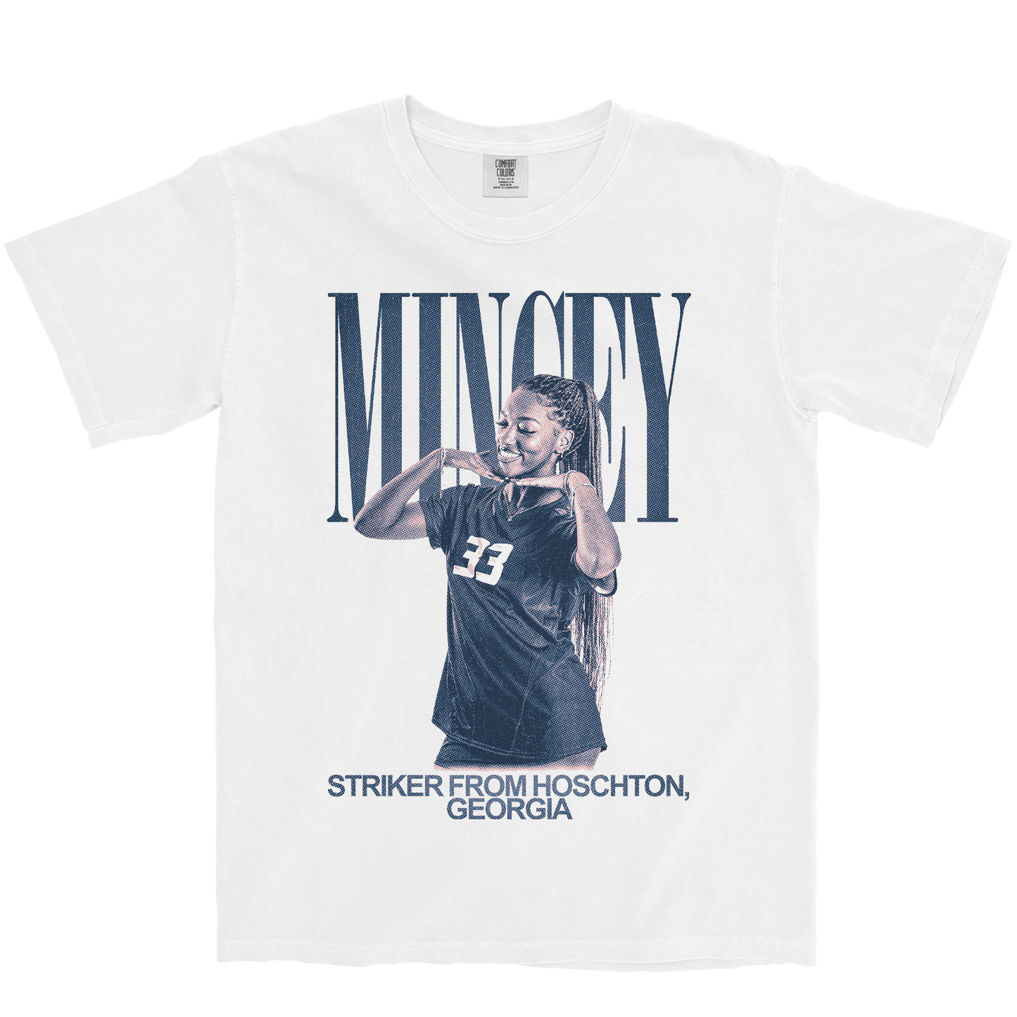 ANIYA MINCEY VINTAGE WHITE TEE