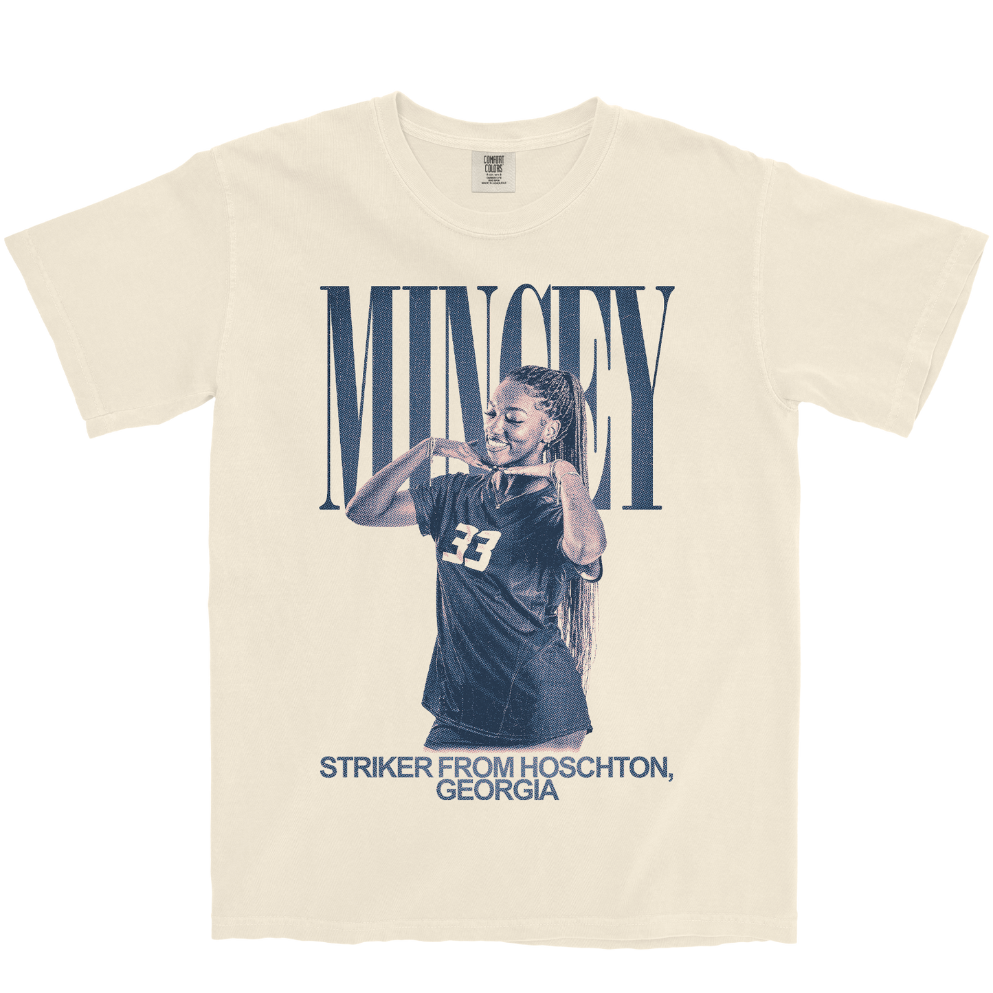 ANIYA MINCEY VINTAGE IVORY TEE